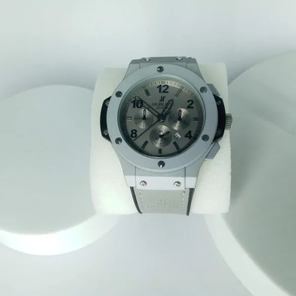 Hublot Big Bang Chronograph Men's Grey Rubber Strap Watch