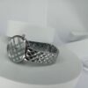 Keep Moving K028 Women's Silver Chain Watch with Rhinestone Pattern Dial