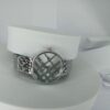 Keep Moving K028 Women's Silver Chain Watch with Rhinestone Pattern Dial