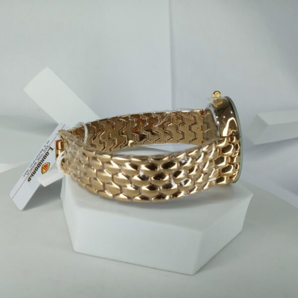 Lookworld 1041G Women's Gold Quartz Chain Watch with Date Display