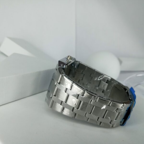 Lookworld Men's A313 Silver Stainless Steel Rectangular Analog Watch