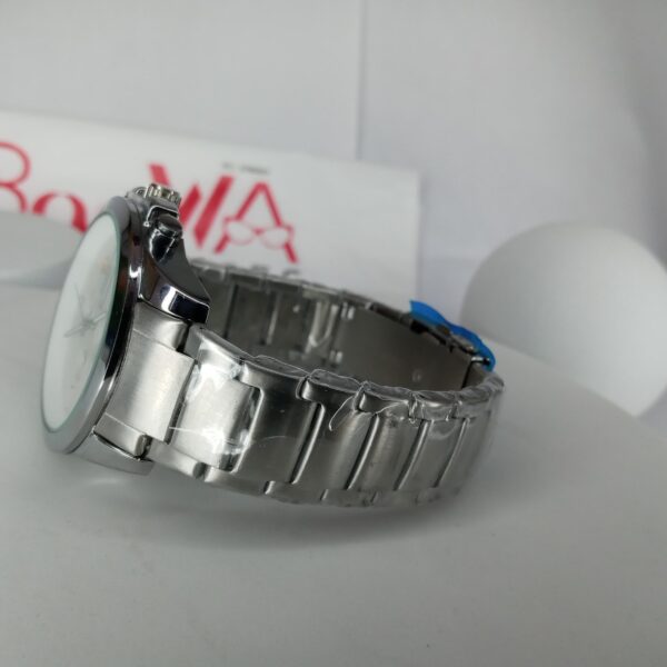 Lookworld A318 Men's Silver Stainless Steel Chronograph Watch with Date