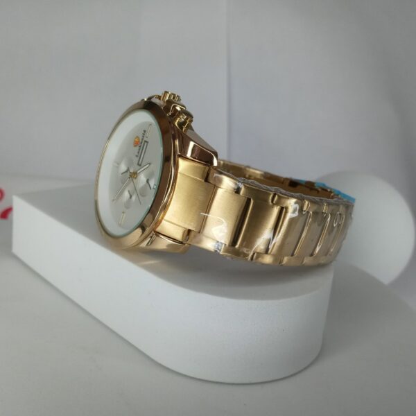 Lookworld A318 Men's Silver Stainless Steel Chronograph Watch with Date