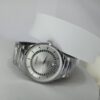 Lookworld A355 Men's Silver Stainless Steel Quartz Watch with Date  Rhinestone Accents
