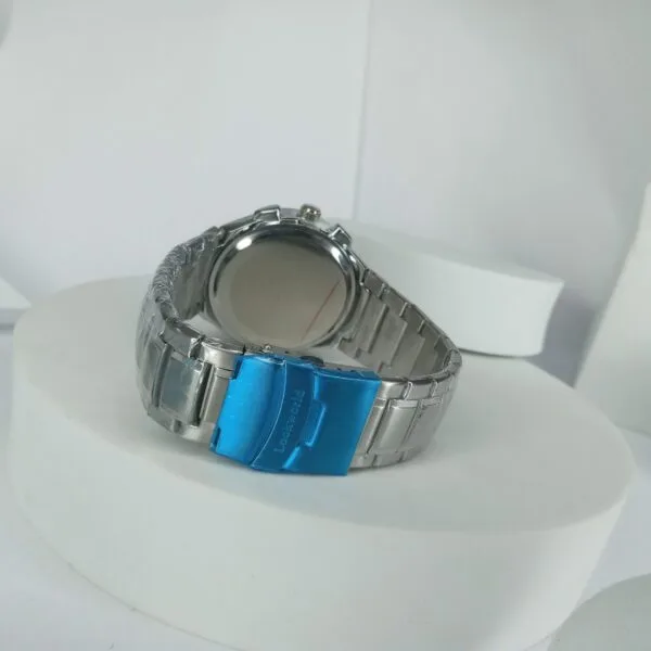 Lookworld B109G Men's Day-Date Stainless Steel Analog Watch