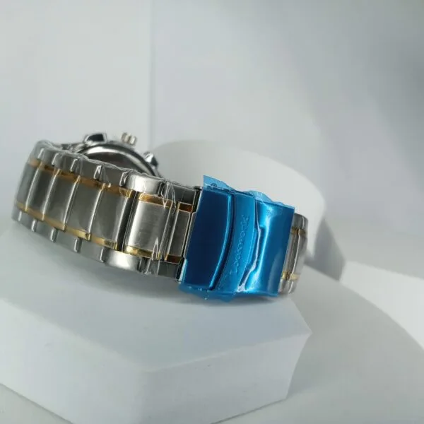 Lookworld B109G Men's Day-Date Stainless Steel Analog Watch