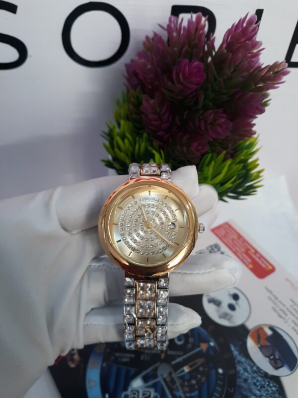 Lookworld Women's Gold  Silver Two-Tone Crystal Watch