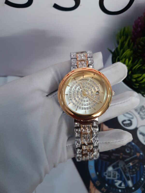 Lookworld Women's Gold  Silver Two-Tone Crystal Watch