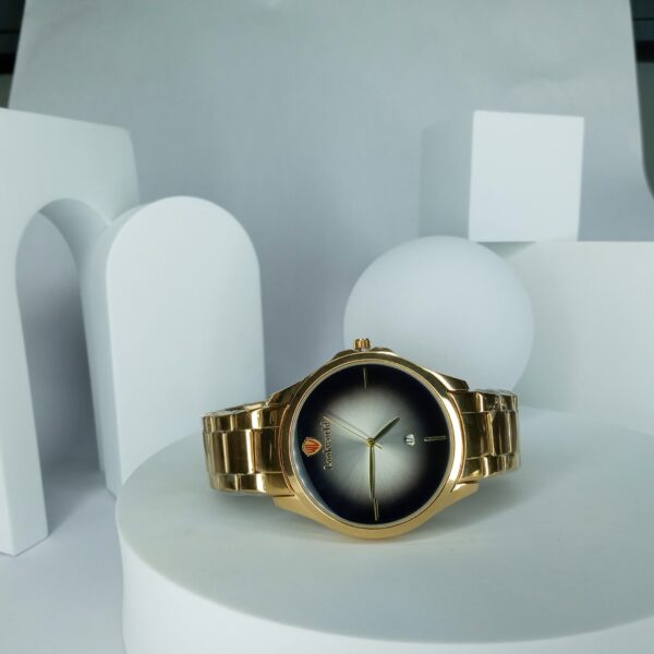 Lookworld RA92 Men's Gold Stainless Steel Analog Quartz Watch