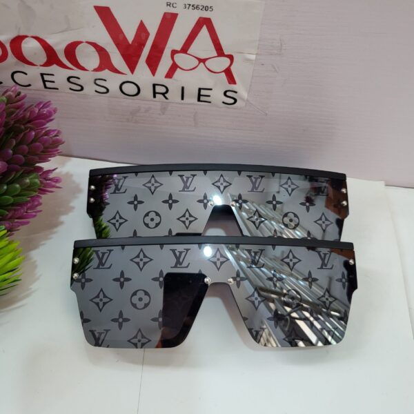 Louis Vuitton Monogram Oversized Shield Sunglasses