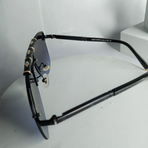 Louis Vuitton Men's Rimless Gold Shield Sunglasses