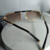 Louis Vuitton Men's Rimless Gold Shield Sunglasses