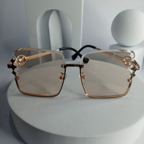 Louis Vuitton Star Side Rimless Square Gold Sunglasses