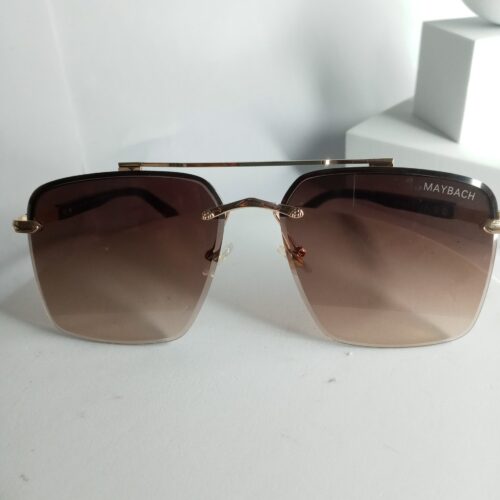 Maybach MB27 Luxury Rimless Square Gradient Unisex Sunglasses