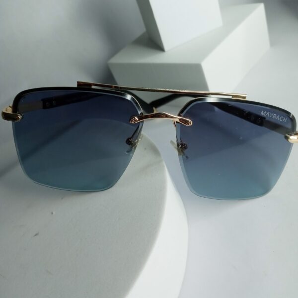 Maybach MB27 Luxury Rimless Square Gradient Unisex Sunglasses