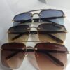 Maybach MB27 Luxury Rimless Square Gradient Unisex Sunglasses