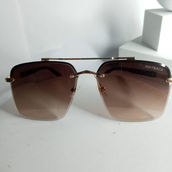 Maybach MB27 Luxury Rimless Square Gradient Unisex Sunglasses