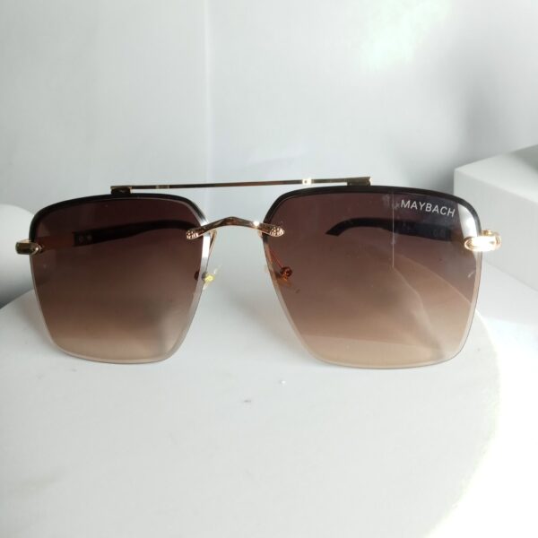 Maybach MB27 Luxury Rimless Square Gradient Unisex Sunglasses