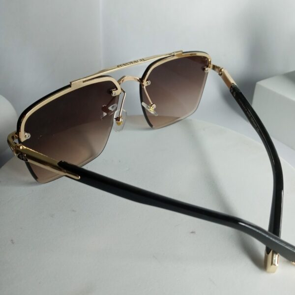 Maybach MB27 Luxury Rimless Square Gradient Unisex Sunglasses