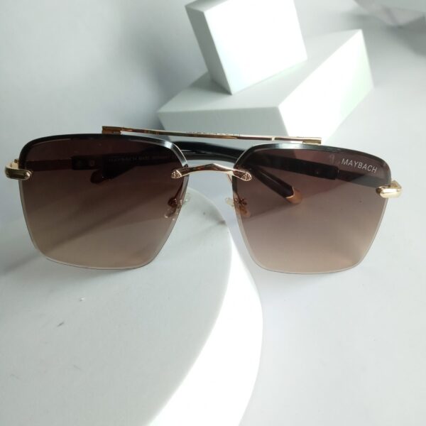 Maybach MB27 Luxury Rimless Square Gradient Unisex Sunglasses