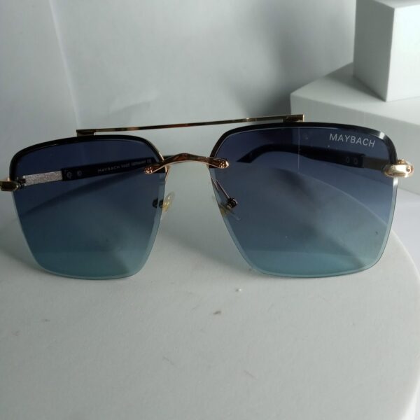 Maybach MB27 Luxury Rimless Square Gradient Unisex Sunglasses