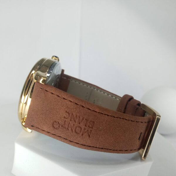 Montblanc Exo Tourbillon Dual Dial Gold-Tone Men's Leather Watch