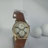 Montblanc Exo Tourbillon Dual Dial Gold-Tone Men's Leather Watch