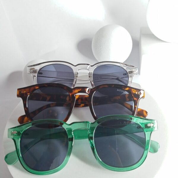 Moscot MS37 Transparent Frame Sunglasses