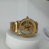 Nepic Gold Skeleton Automatic Men's Stainless Steel Chain Watch