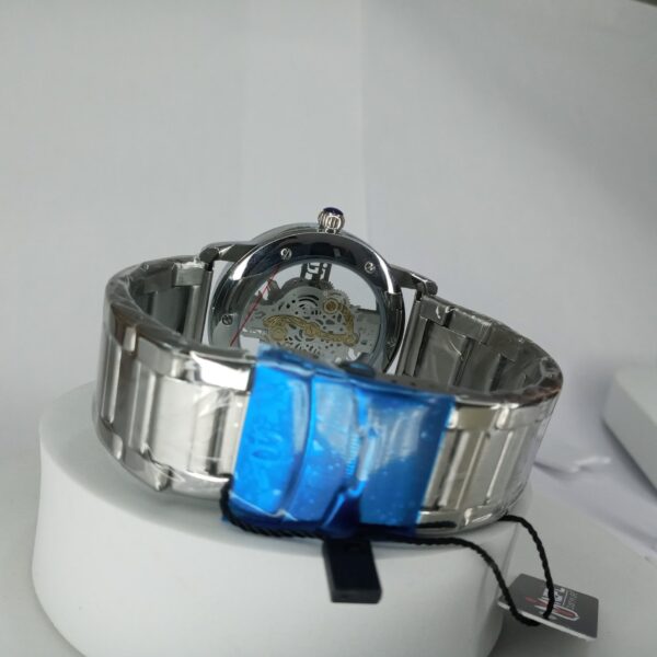 Nepic Gold Skeleton Automatic Men's Stainless Steel Chain Watch