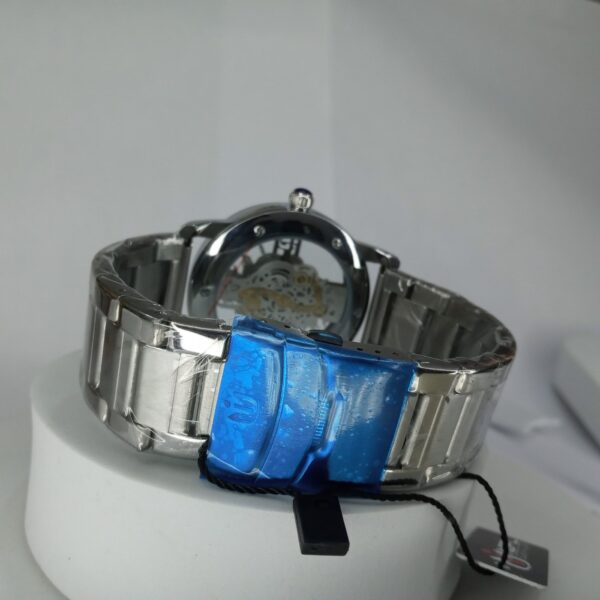 Nepic Gold Skeleton Automatic Men's Stainless Steel Chain Watch