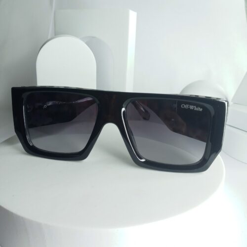 Off-White OW38 Premium Black Unisex Square Fashion Sunglasses