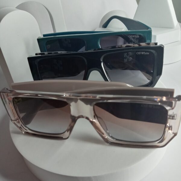 Off-White OW38 Premium Black Unisex Square Fashion Sunglasses