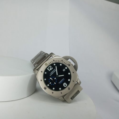 Panerai Luminor Submersible Carbotech Men's Automatic Titanium Bracelet Watch