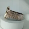 Patek Philippe Iced Out Rose Gold Diamond Analog Watch