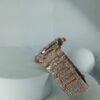 Patek Philippe Iced Out Rose Gold Diamond Analog Watch