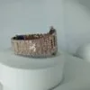 Patek Philippe Iced Out Rose Gold Diamond Analog Watch