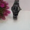 Patek Philippe Nautilus Style Men's Black Quartz Chain Watch with Date