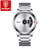 Poedagar A21 Unique Disc Dial Stainless Steel Men's Watch