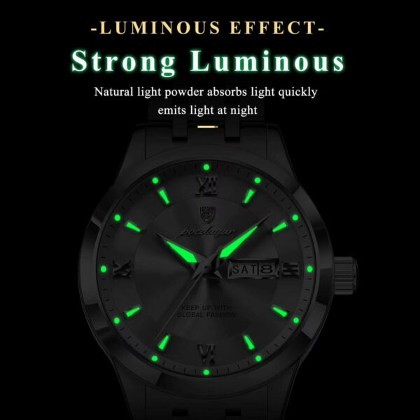 Poedagar A24 Stainless Steel Women's Business Watch