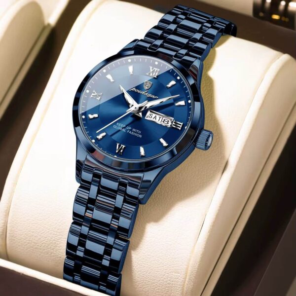Poedagar A24 Stainless Steel Women's Business Watch