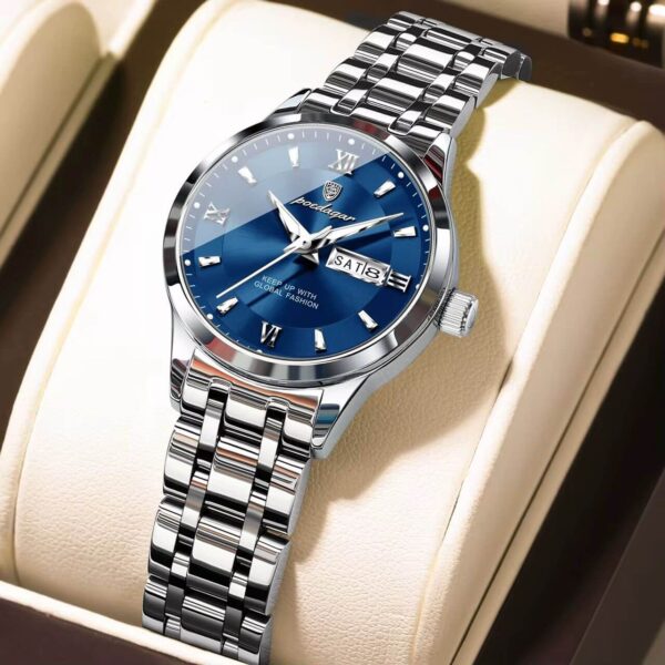 Poedagar A24 Stainless Steel Women's Business Watch