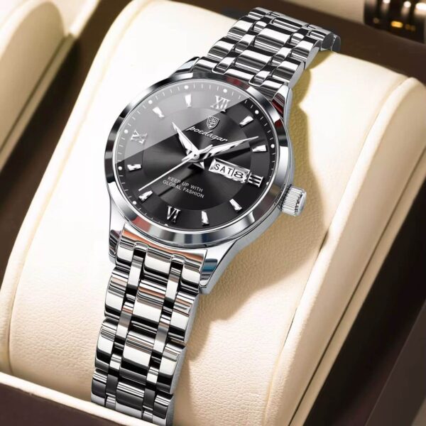 Poedagar A24 Stainless Steel Women's Business Watch
