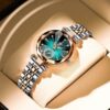 Poedagar A27 Rose Gold Diamond-Cut Women's Luxury Watch