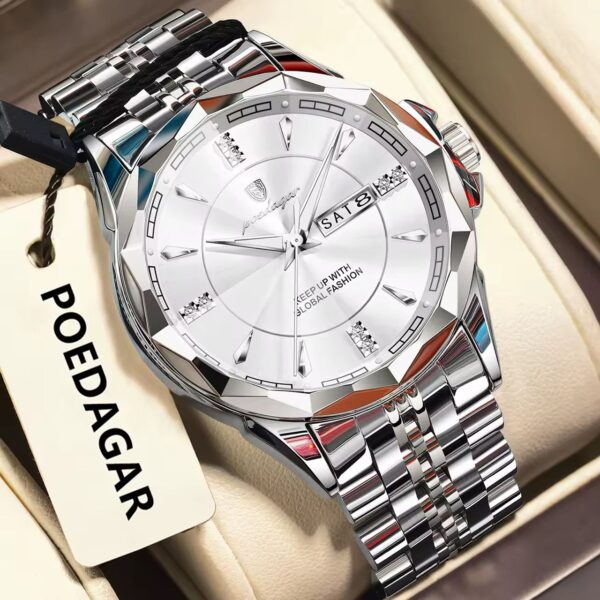 Poedagar A30 Luxury Stainless Steel Men's Watch - view 4