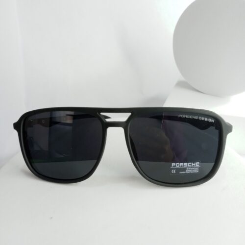 Porsche Design Men's Stylish Polarized UV400 Sunglasses PD55 Black
