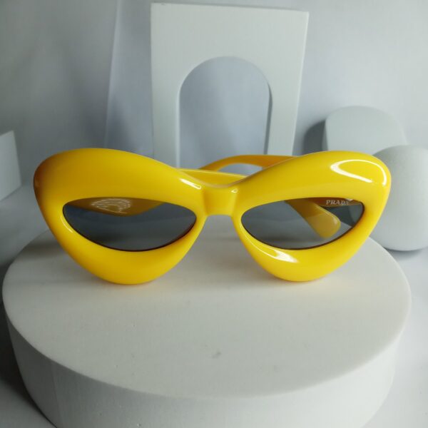 Prada Blue Bean Oversized Fashion Sunglasses PR20