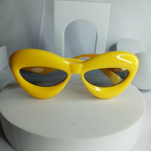 Prada Blue Bean Oversized Fashion Sunglasses PR20