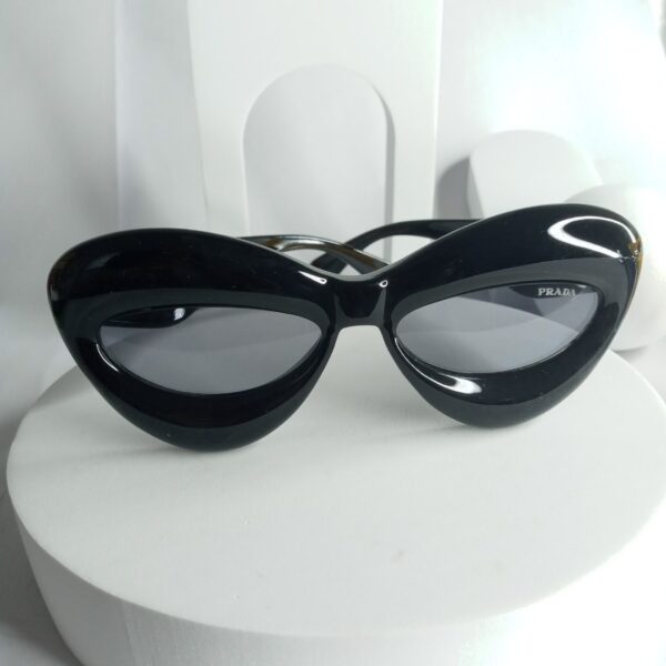 Prada Blue Bean Oversized Fashion Sunglasses PR20