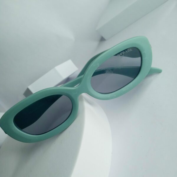 Prada Mint Green Oval Fashion Sunglasses